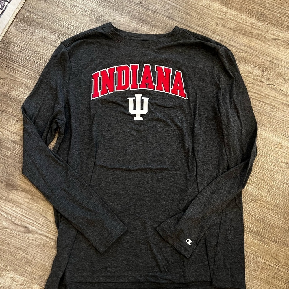 Champion Dark Gray Long Sleeve Shirt